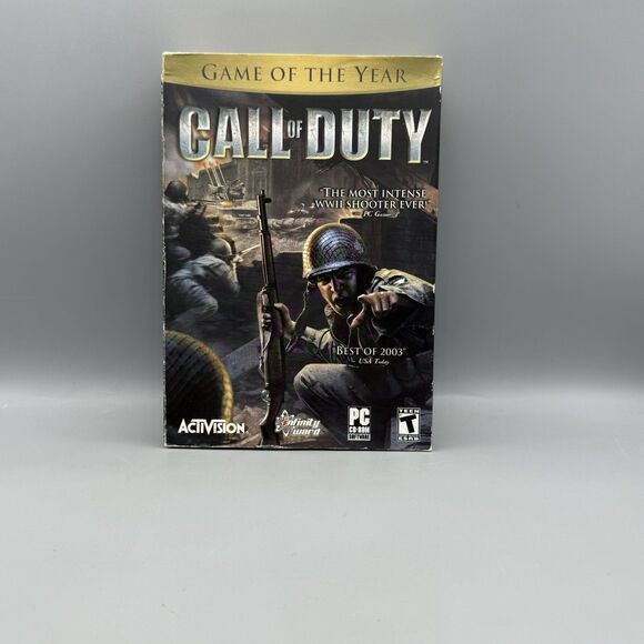 Call Of Duty PC Activision 2003 Game of the Year Two Discs - Picture 1 of 10